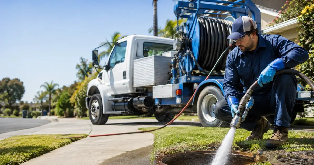 Hydro jet sewer cleaning Imperial Beach