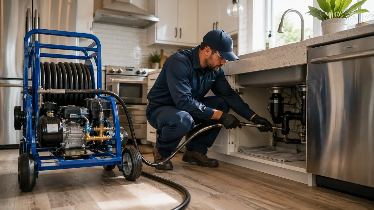 Kitchen Drain Hydro Jetting in Imperial Beach