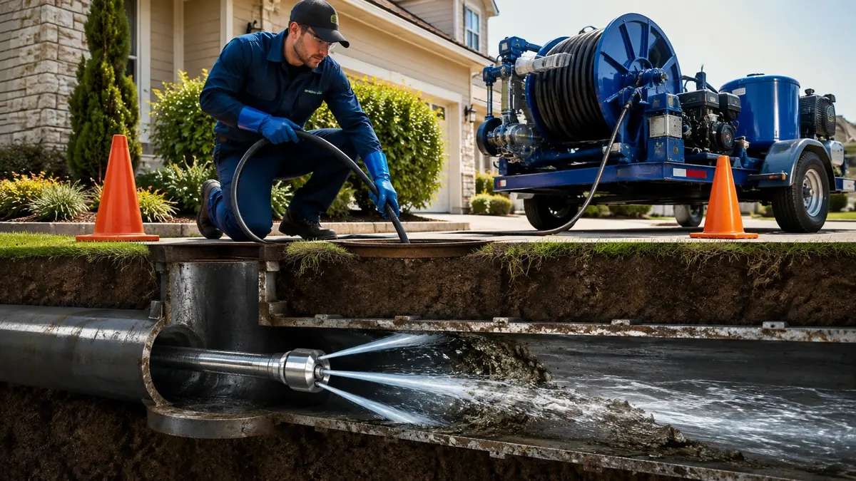 Main Sewer Line Hydro Jet Cleaning in Imperial Beach